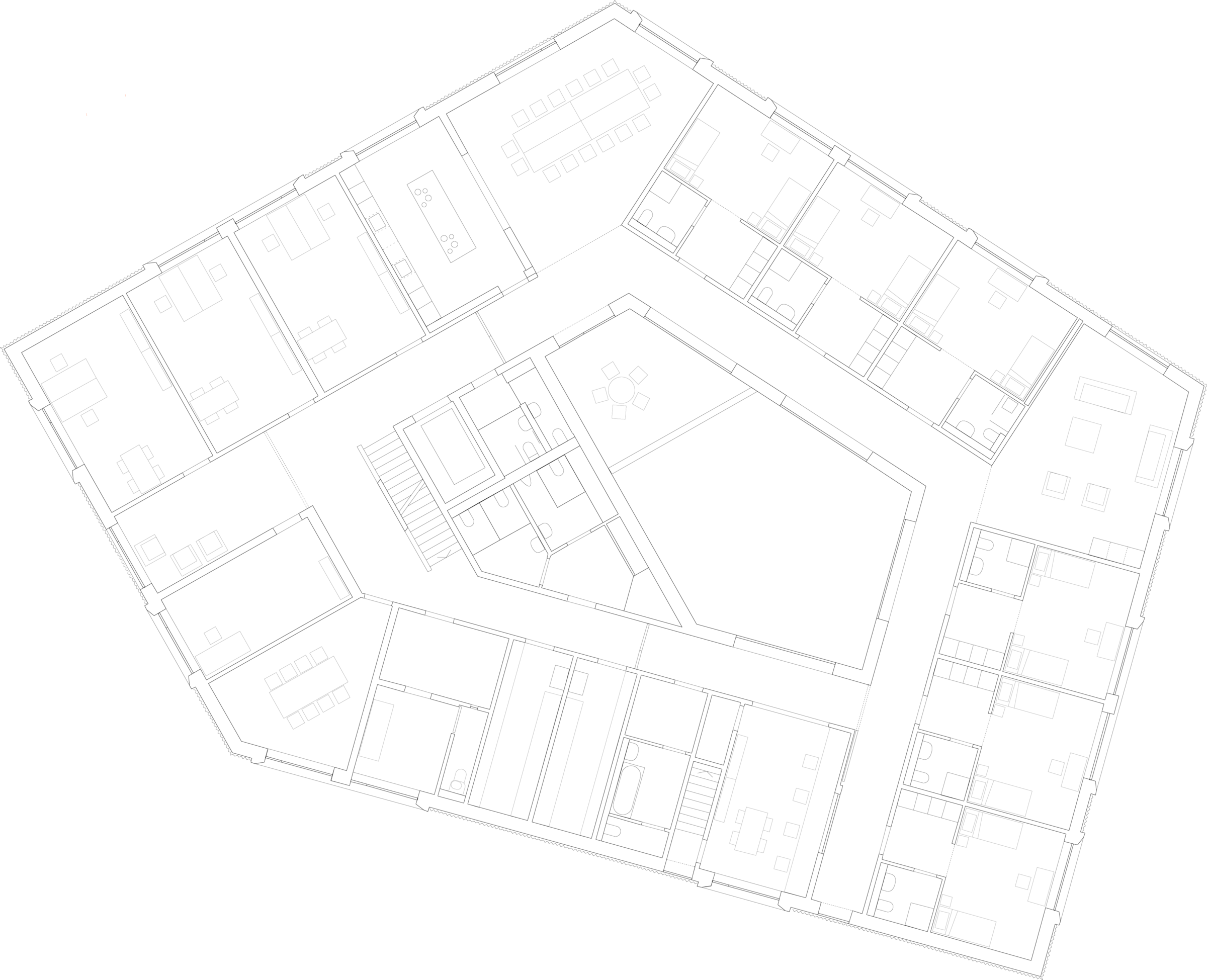 KJP Liestal, 1.Obergeschoss, Wohnstation